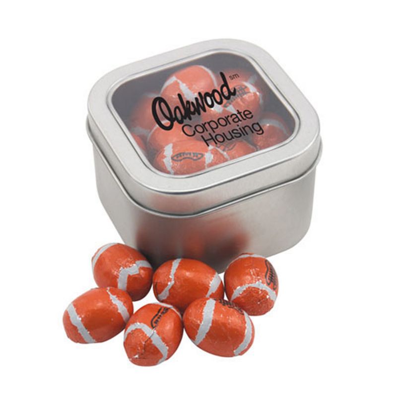 Window Tin with Chocolate Footballs 2