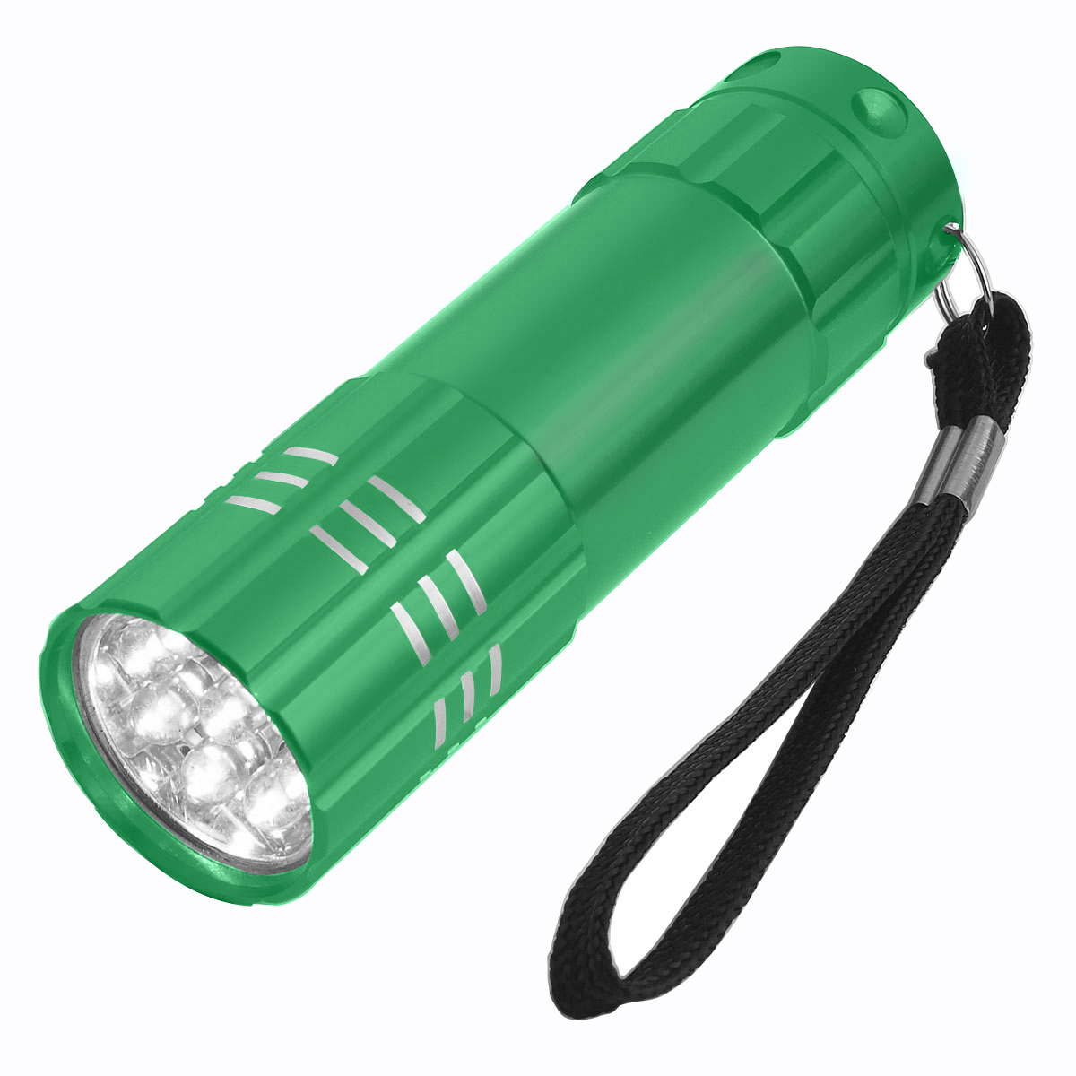Aluminum LED Flashlight With Strap 11