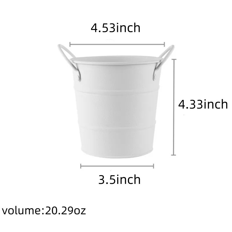 Metal Ice Bucket With Handles 3