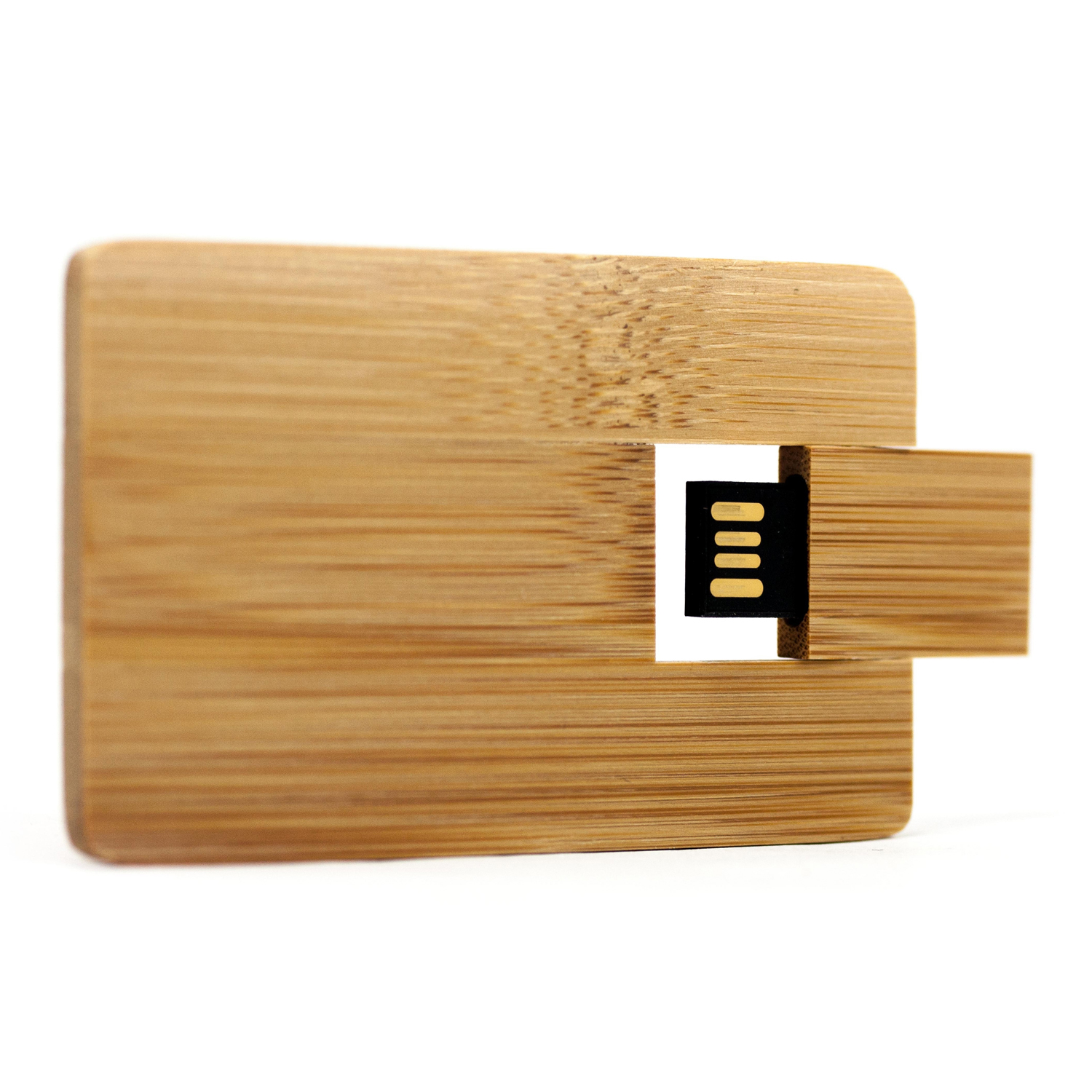 Wooden Credit Card USB Drive 3