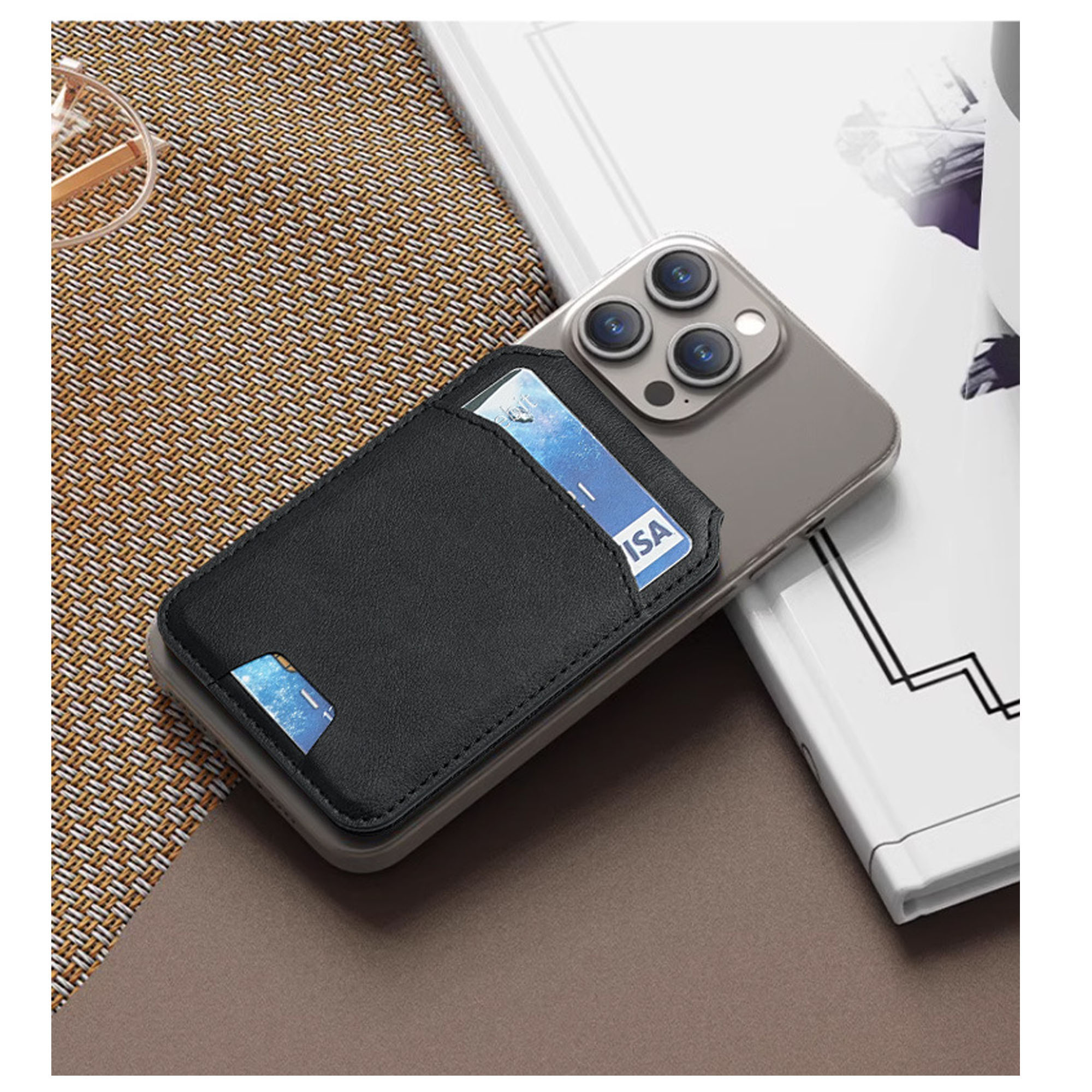 Durable MagSafe Card Holder Wallet with Built-In Stand 2