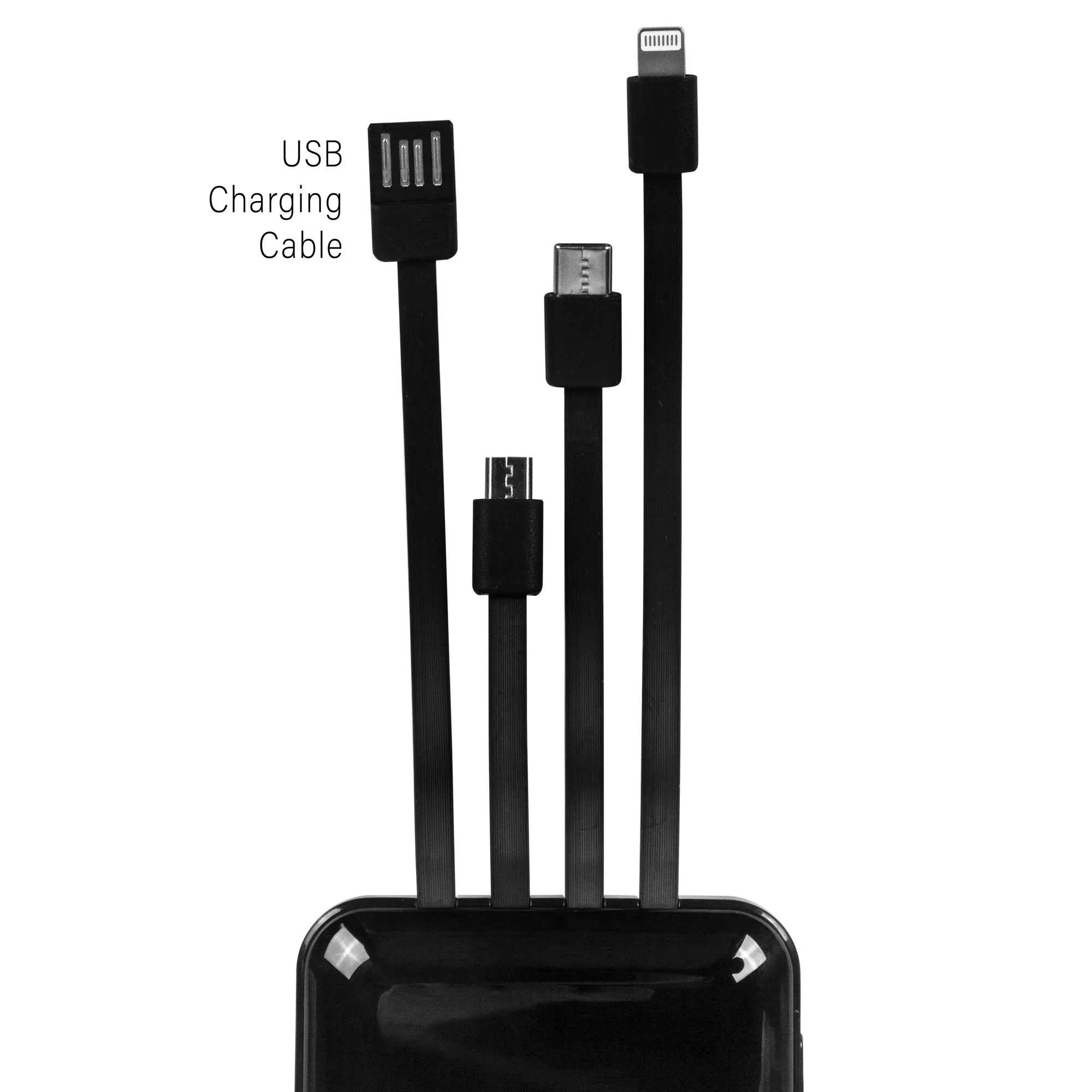 10,000mAh Power Bank with Built-In Charge Cables 6