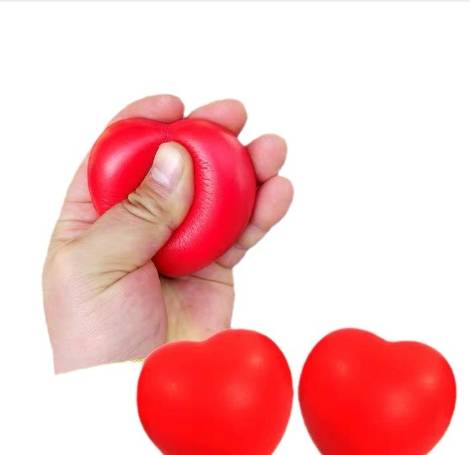 PU Heart-shaped Stress Relief Ball 1