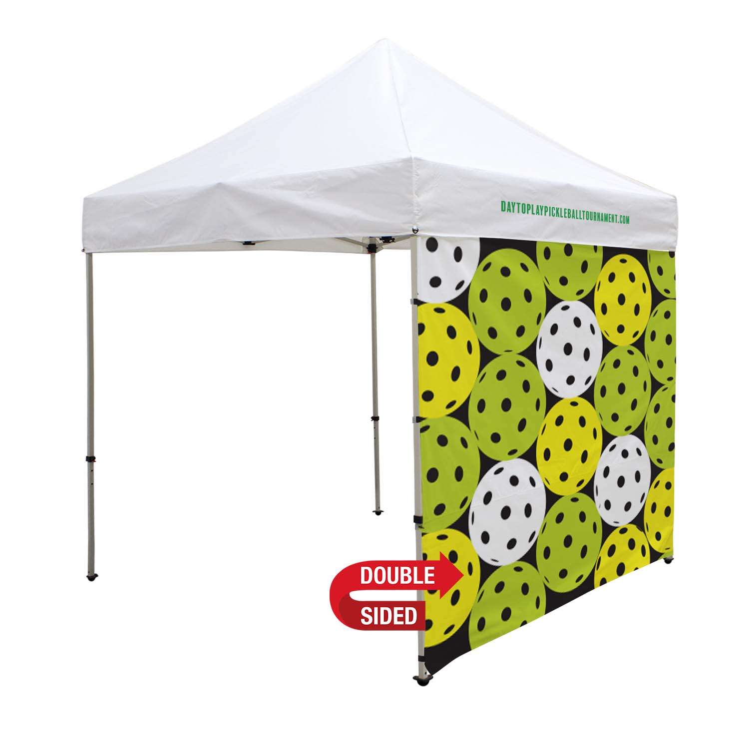 8' Tent Full Wall (Dye Sublimated, Double-Sided)