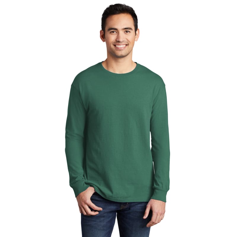 Port & Company Beach Wash Garment-Dyed Long Sleeve Tee 8