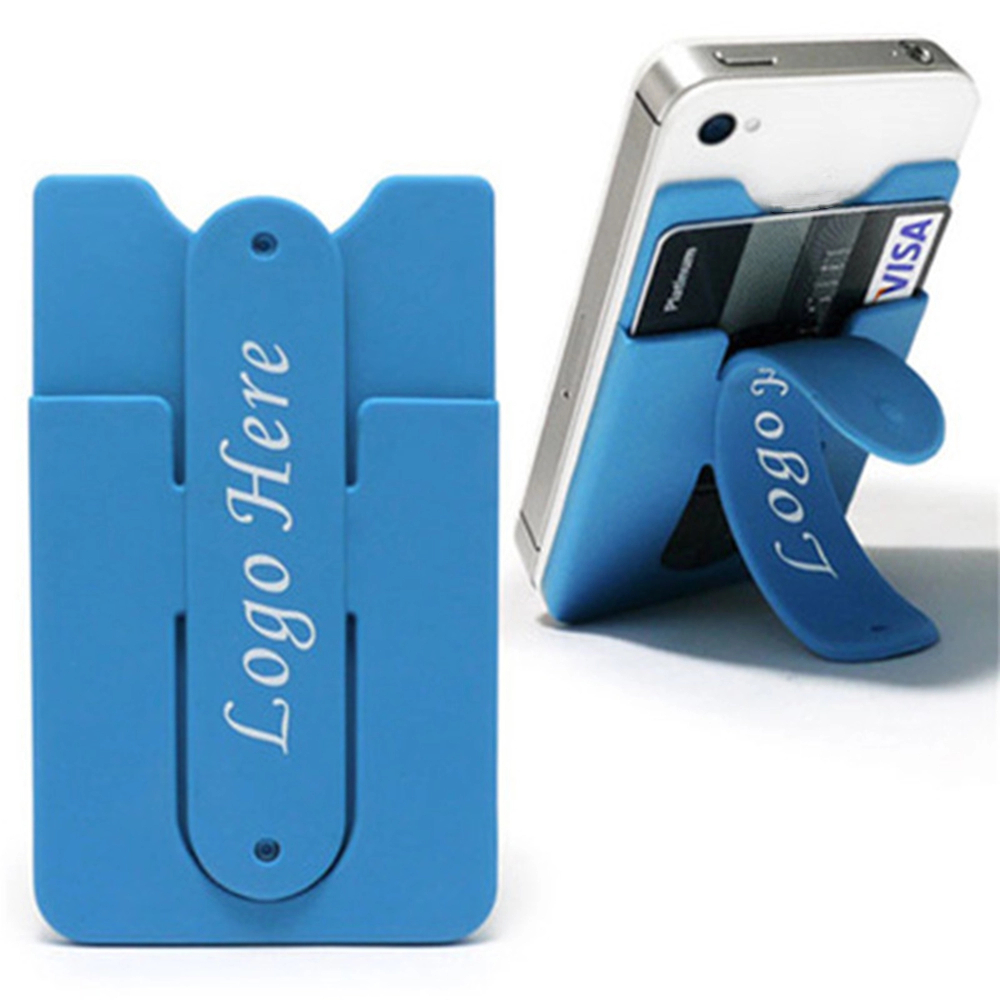 Silicone Phone Card Holder with Stander 6