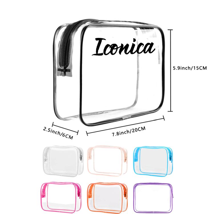 Clear Waterproof Toiletry Bag 9