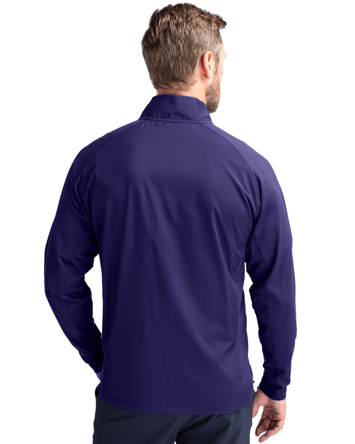 Cutter & Buck Adapt Recycled Soft Knit Stretch Mens Hybrid Full Zip Jacket 114