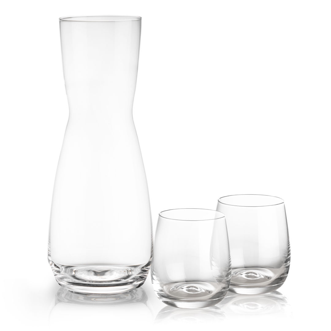 Mason Carafe & Crestview Stemless Wine 6