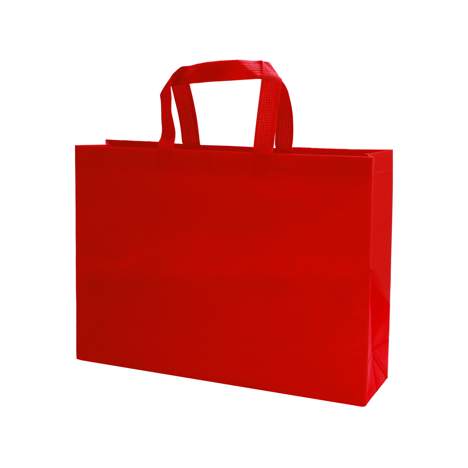 Heat Sealed Non-Woven Shopping Tote Bag(16''X12''X4'') 11
