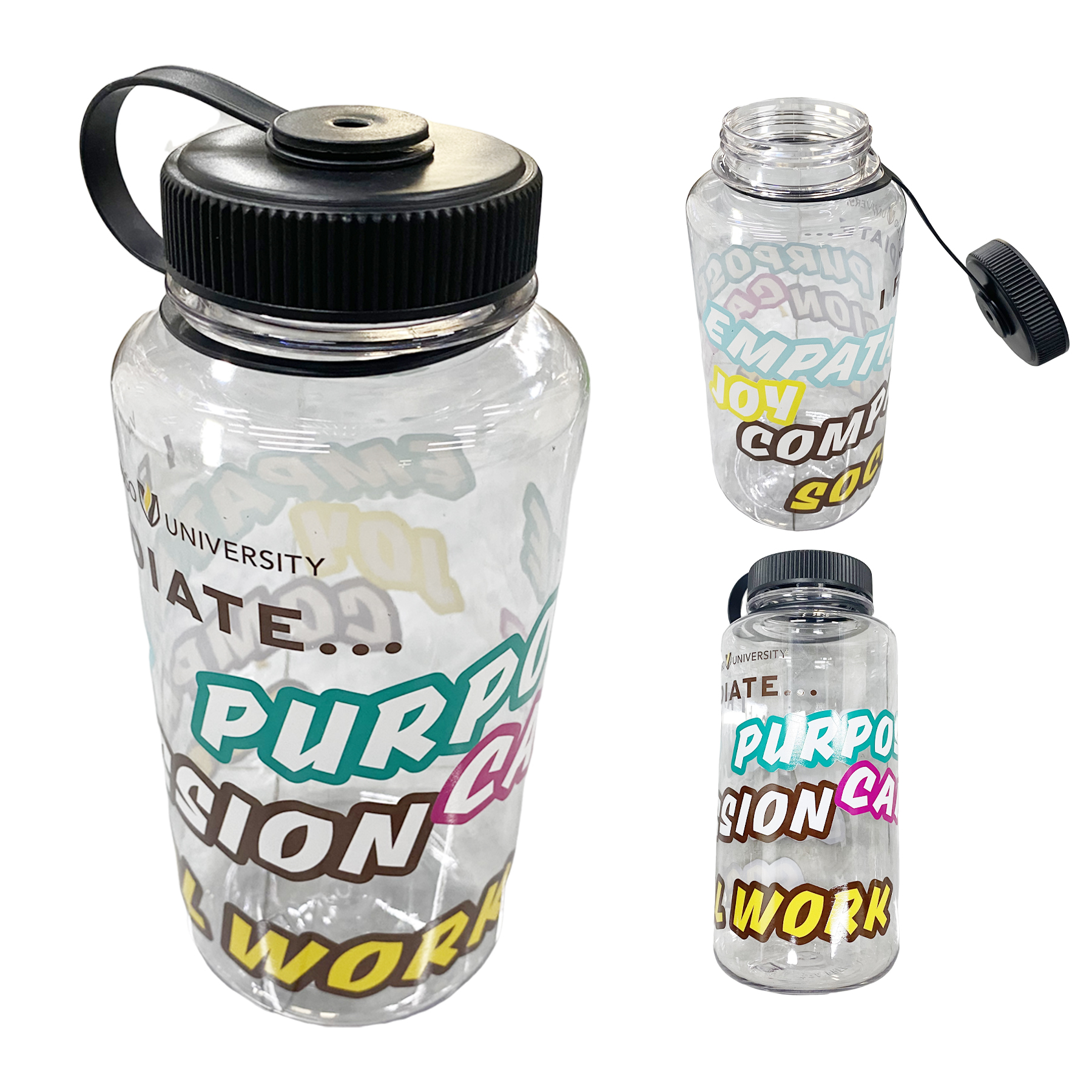 32OZ Portable Space Plastic Cup With Handle 2