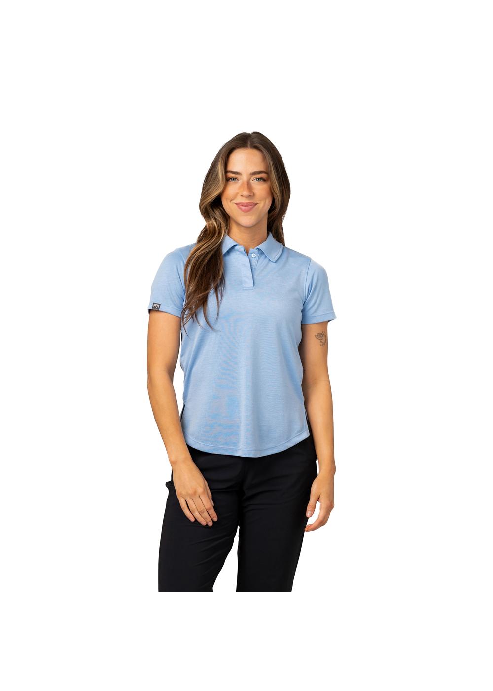 Storm Creek Women's Renewer Poly/Lyocell Blend Short Sleeve Polo 7