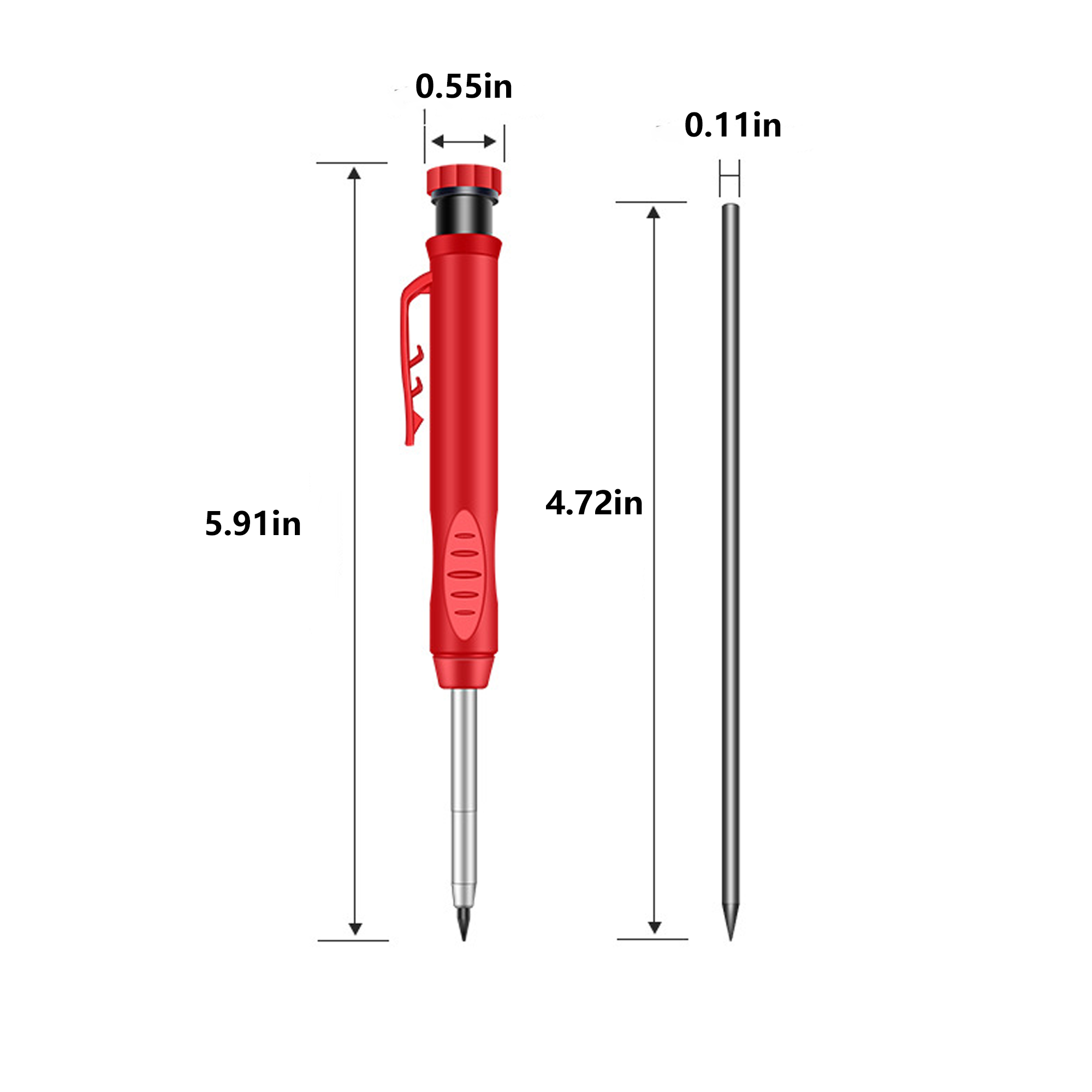 Metal Plastic Marking Carpenter Pencils 1