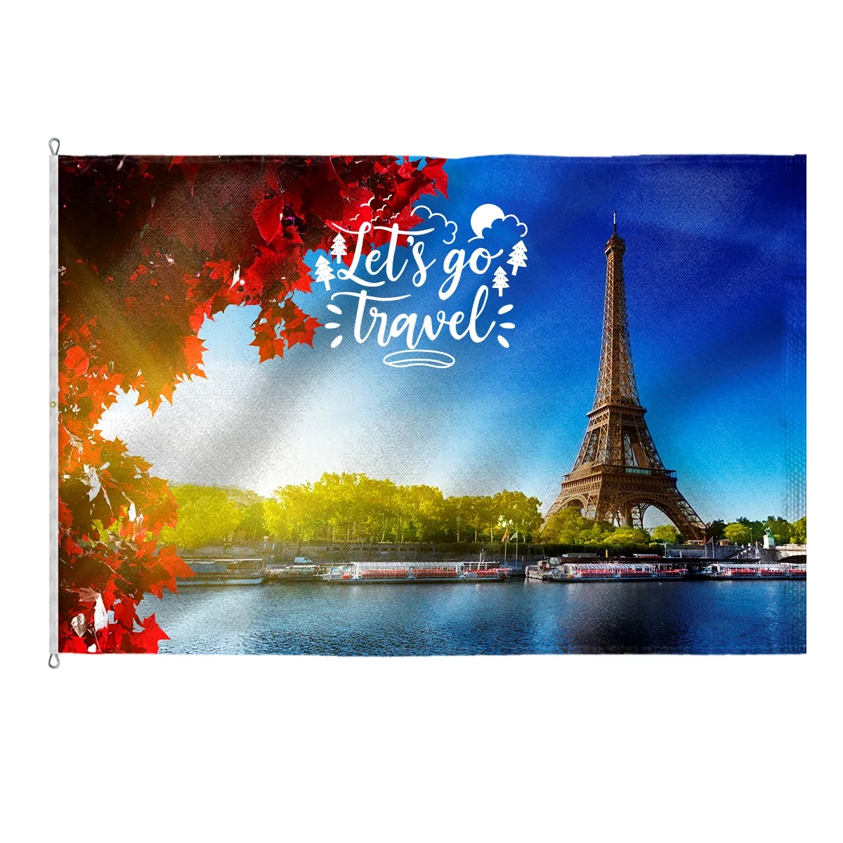 Custom Digitally Printed Flags 8' x 12' Canvas Poly 2