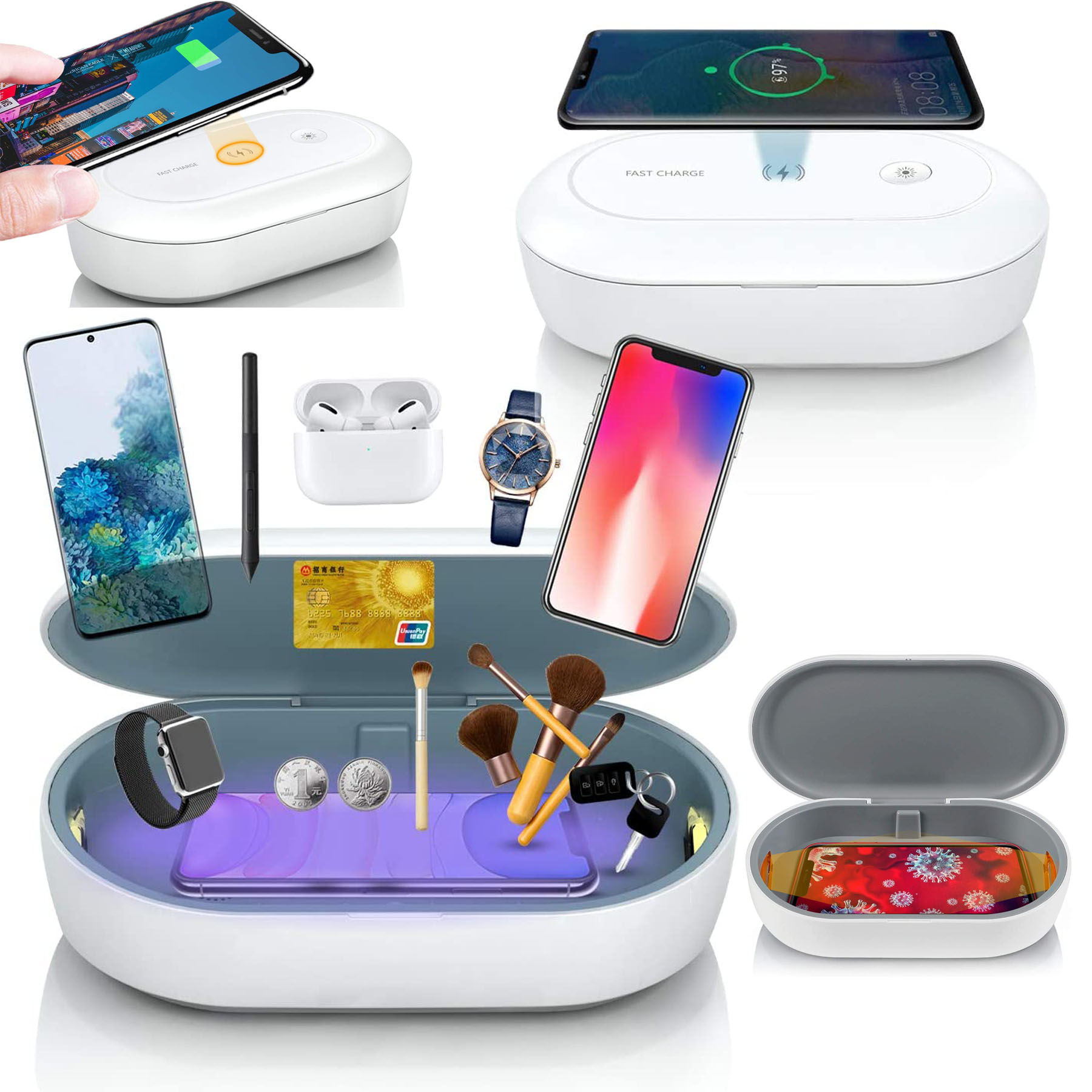 Mobile Phone Wireless Charging Sterilizing Box