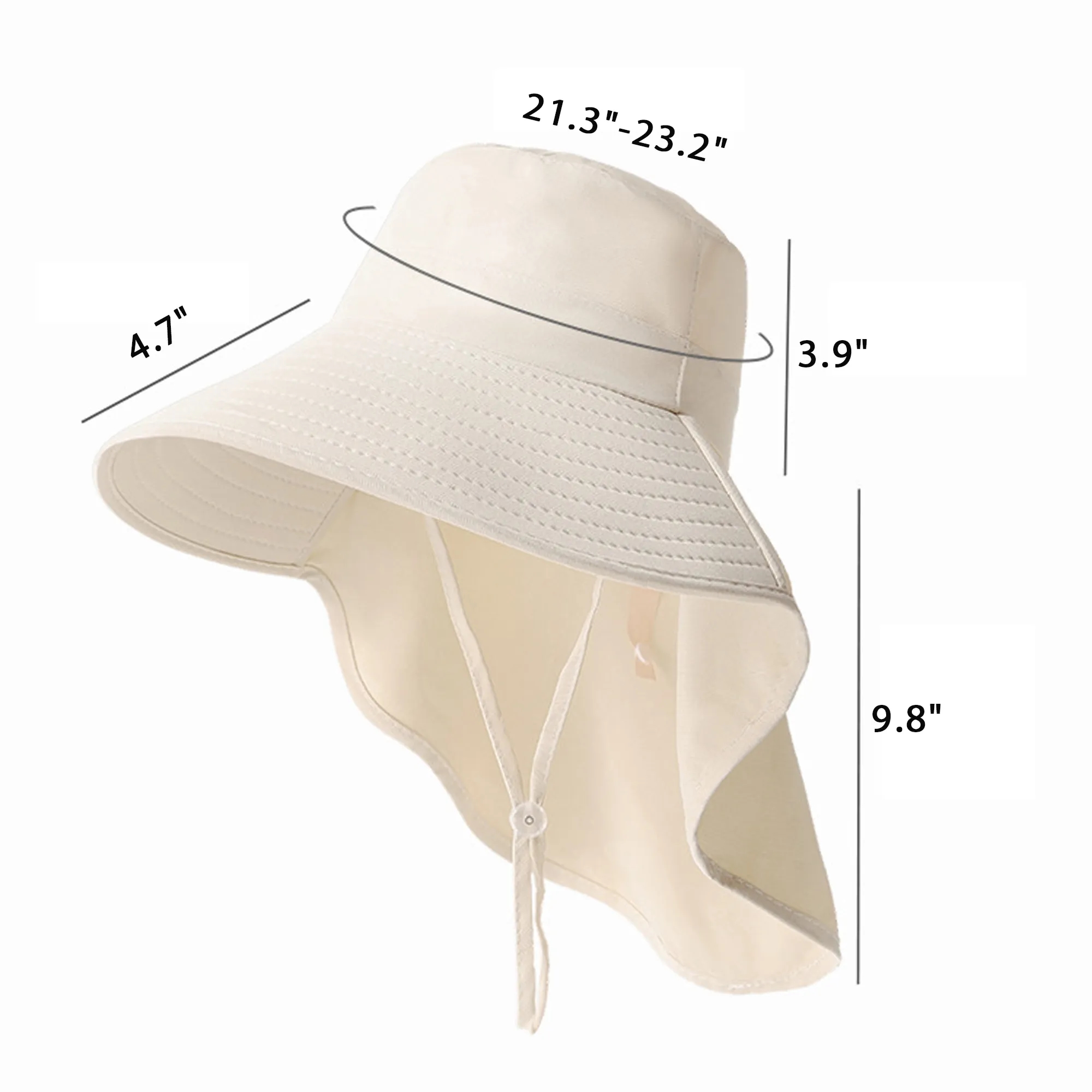 Fishing Hat with Neck Flap 3