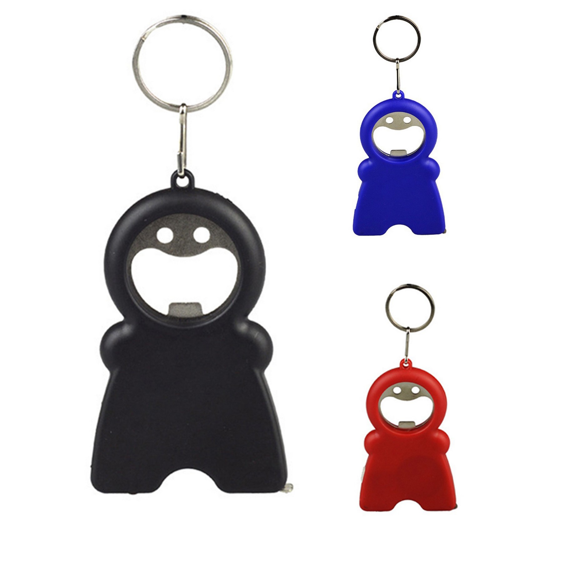 4-In-1 Keychain With Bottle Opener, Flashlight, Tape Measure 3