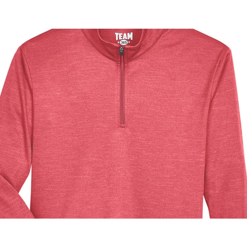 Team 365 Youth Zone Sonic Heather Performance Quarter-Zip 22