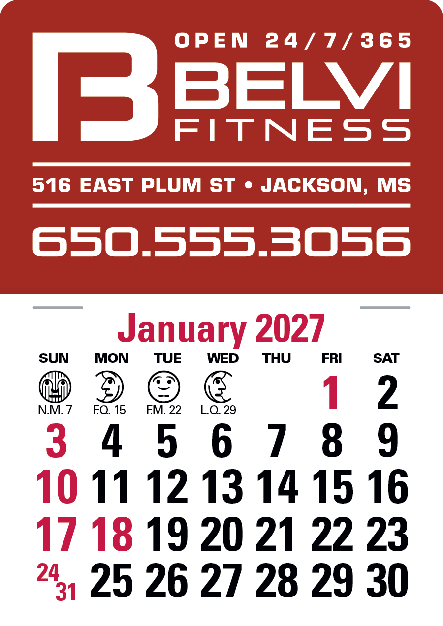 Triumph® Calendars Press-N-Stick Standard Calendar 18