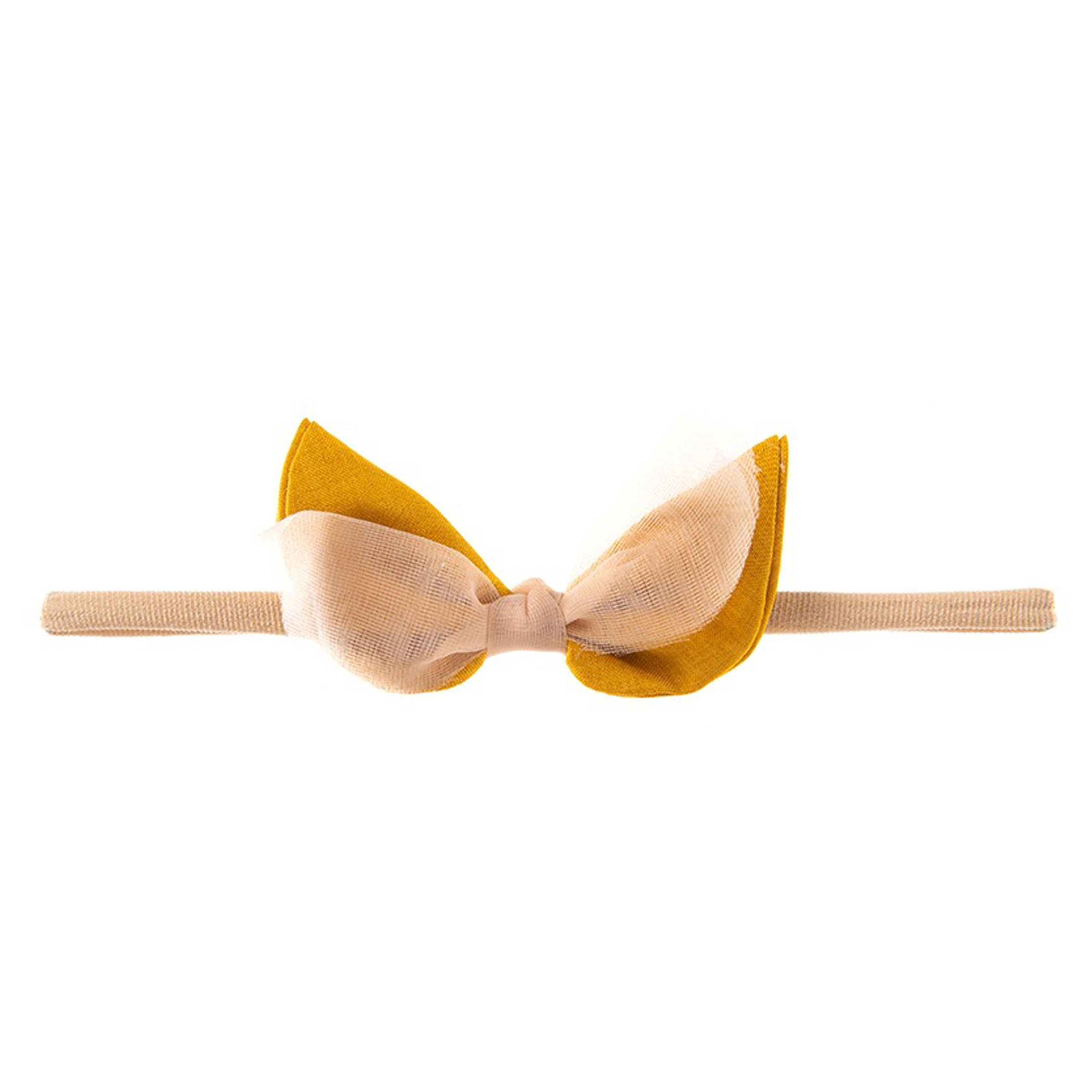 Nylon Baby Solid Color Bow Hair Accessory 4
