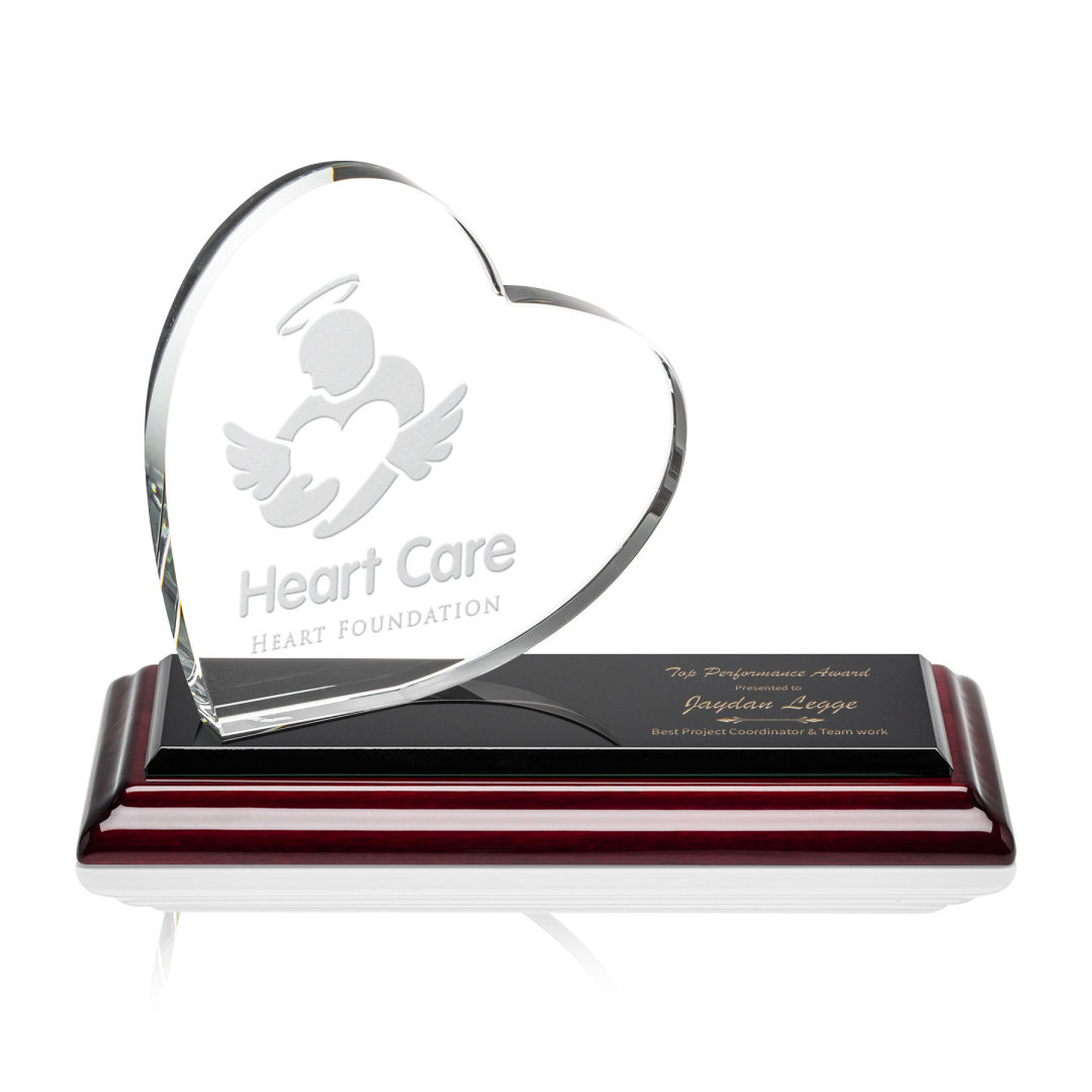 Northam Heart Award - Deep Etch 14