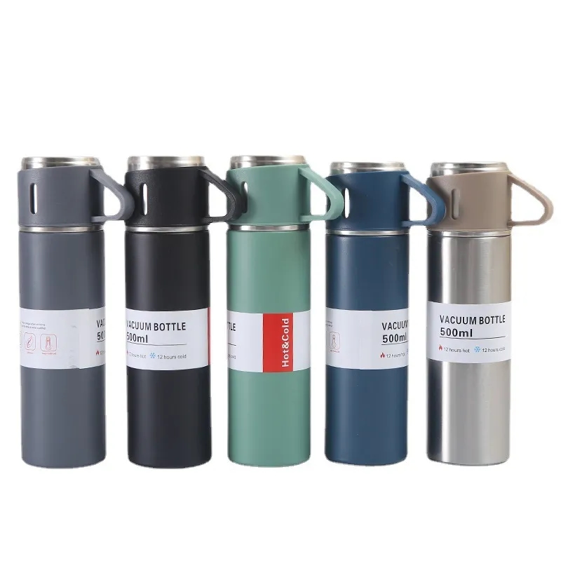 17OZ Thermos Set with Two Small Cups 10
