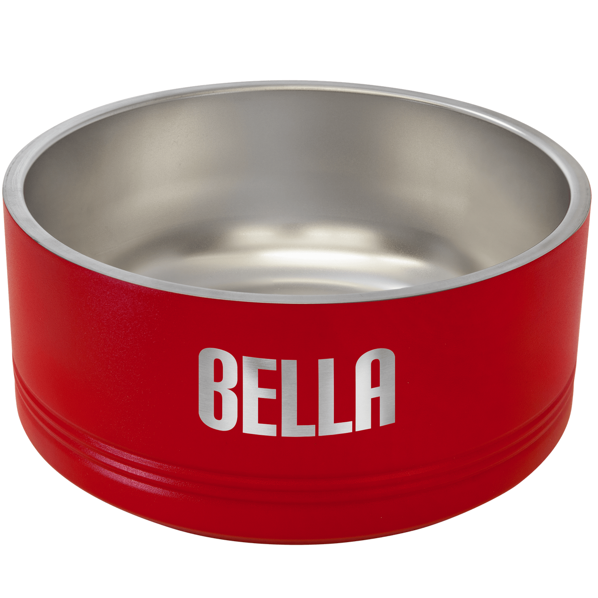 Polar Camel 64 oz. Large Red Pet Bowl 3