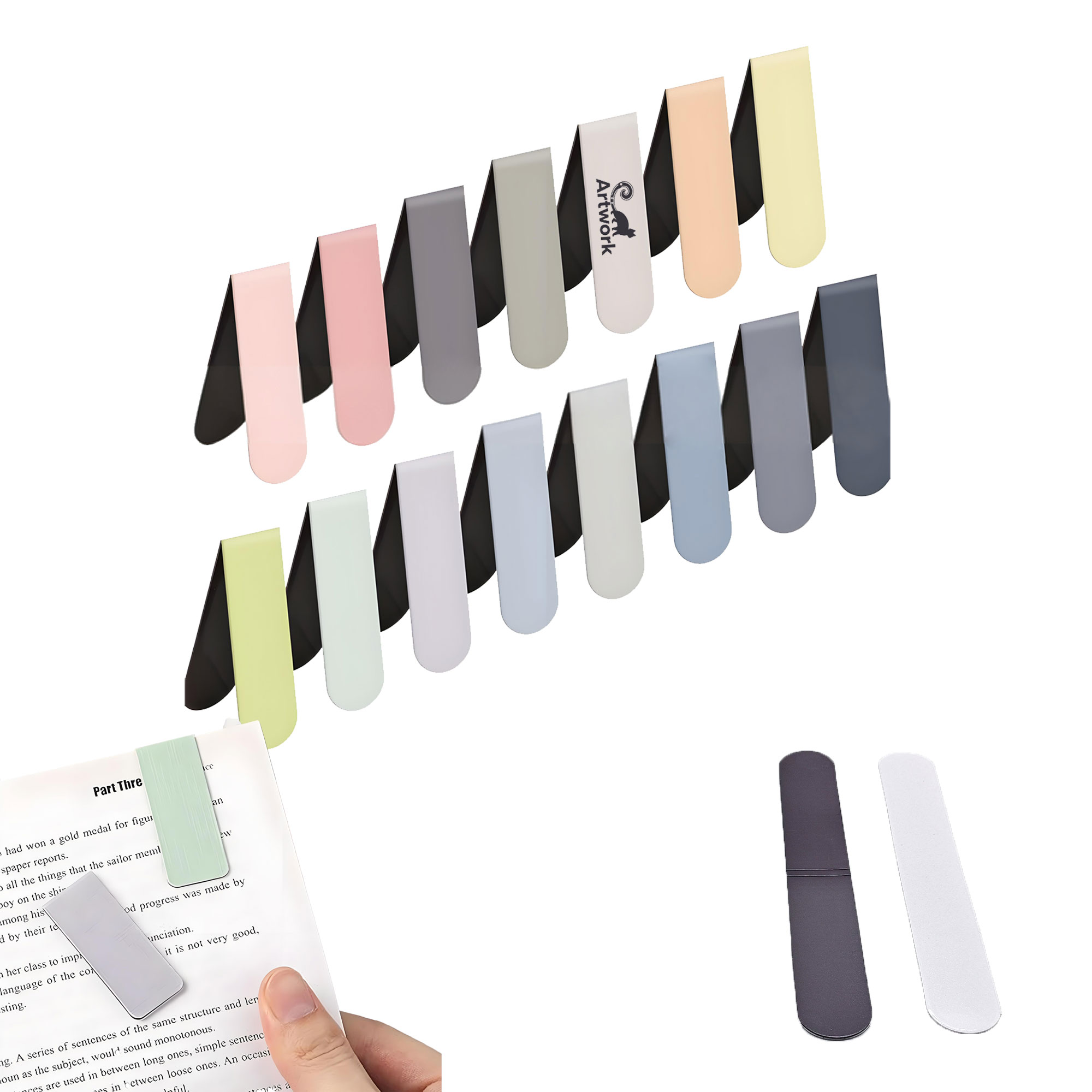 Magnetic Folding Bookmark 2