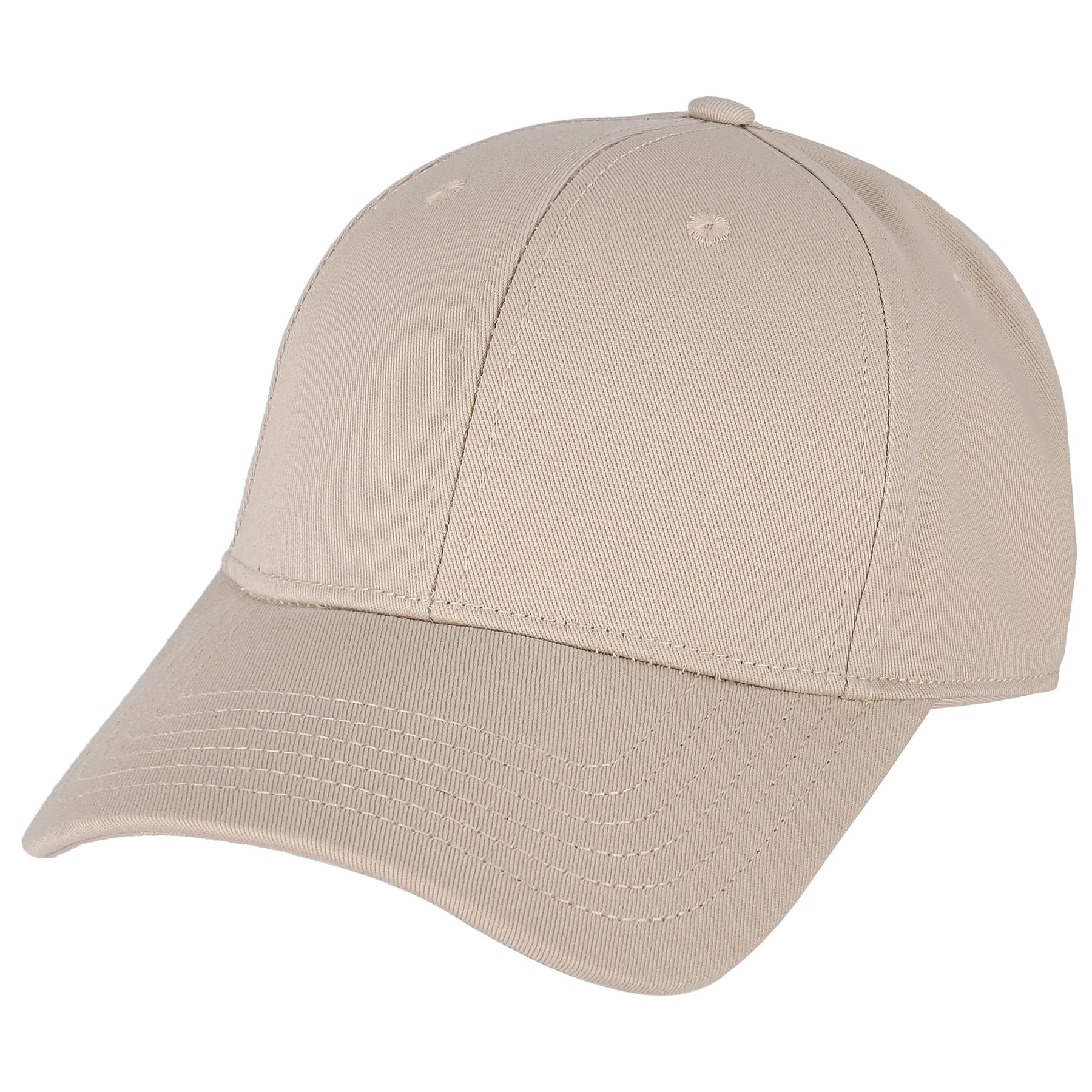 Classic 6-panel Curved Brim Baseball Cap With Plastic Snapback Clousure (MOQ: 1pc) 26