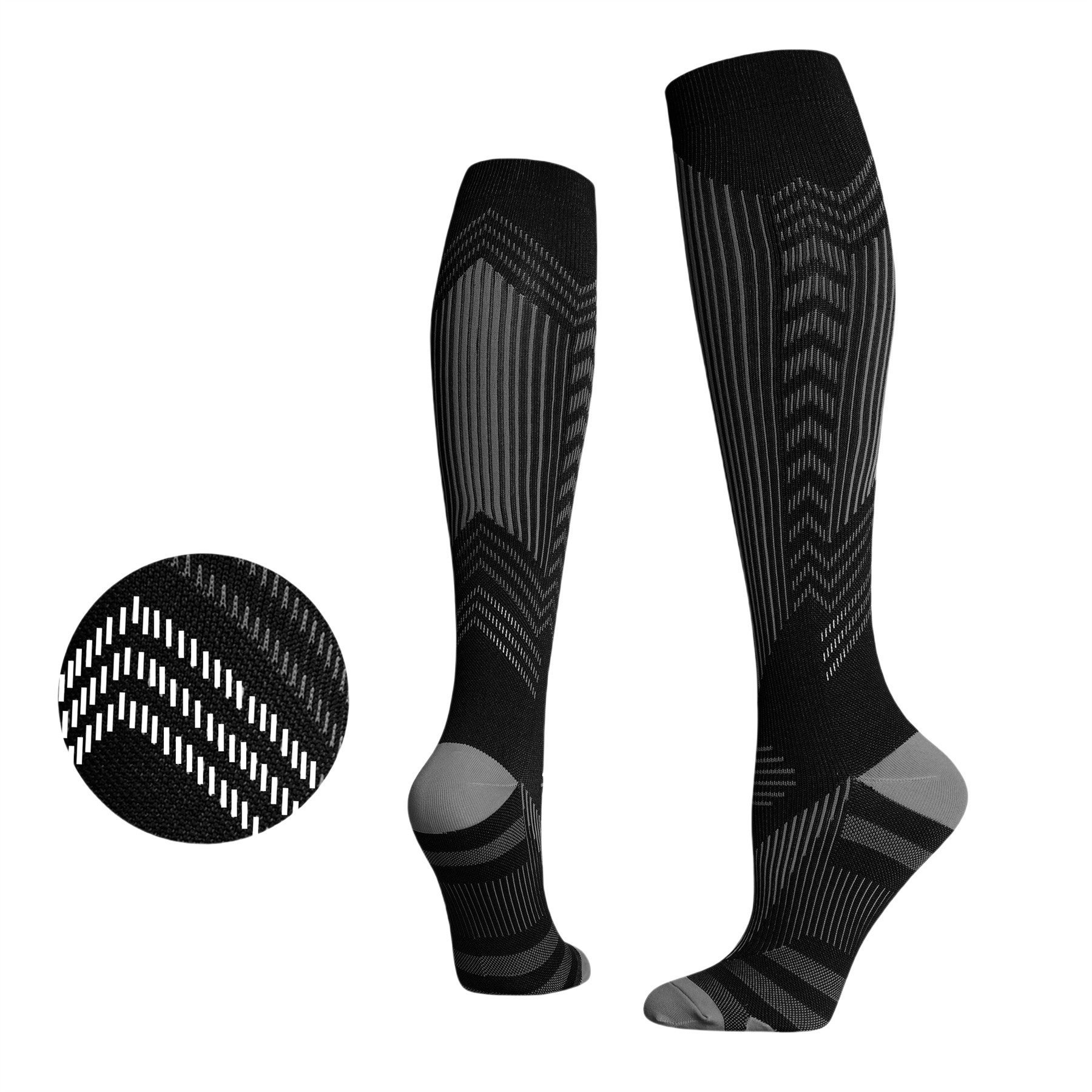 Reflective Stripes Sports Socks 2