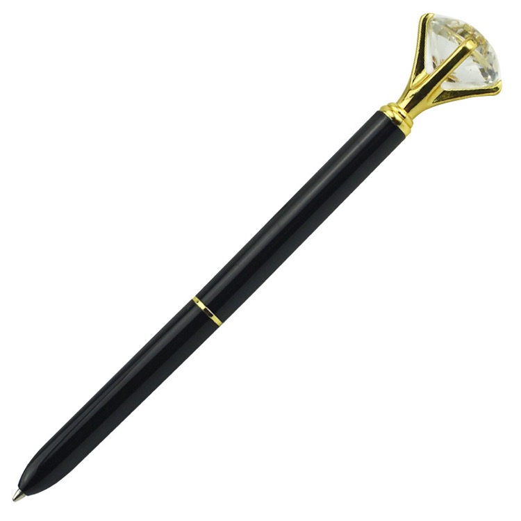 Retractable Metal Crystal Ballpoint Pens 4