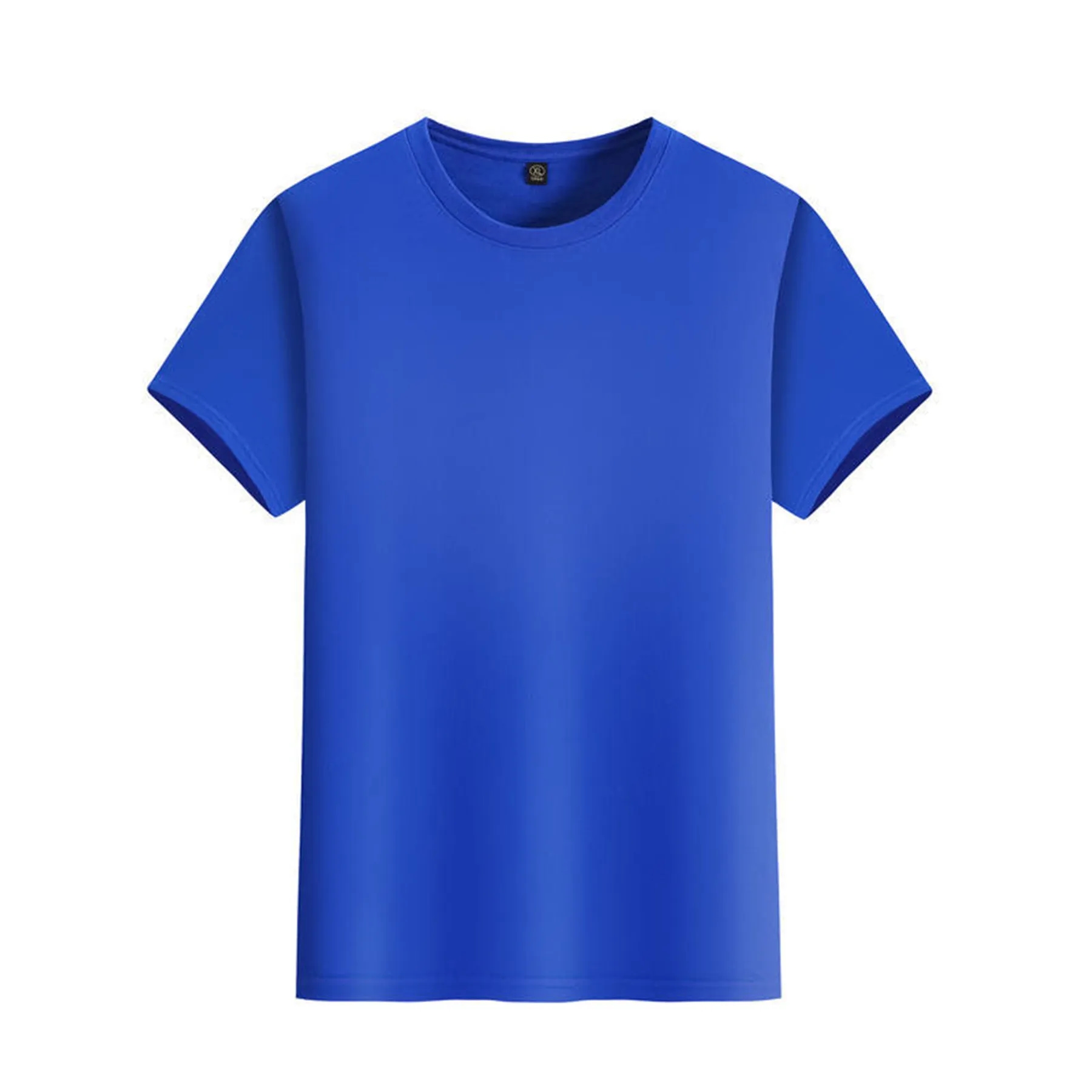 Round Neck Cotton T-Shirt Sweat-Wicking 2