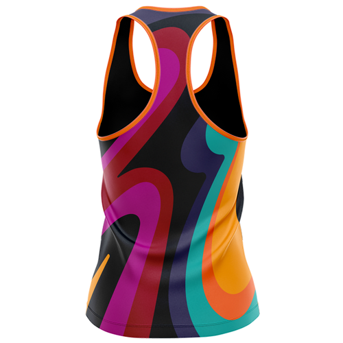 Women's Sublimation Racerback Tank Top - 180G Silk-Feel 2