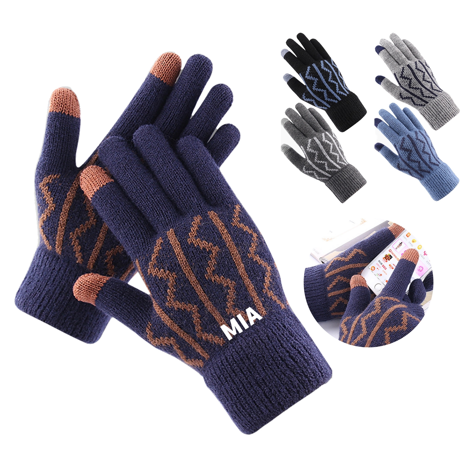Warm Knitted Gloves 2