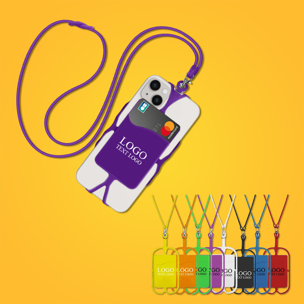 Phone-Holding Silicone Lanyard