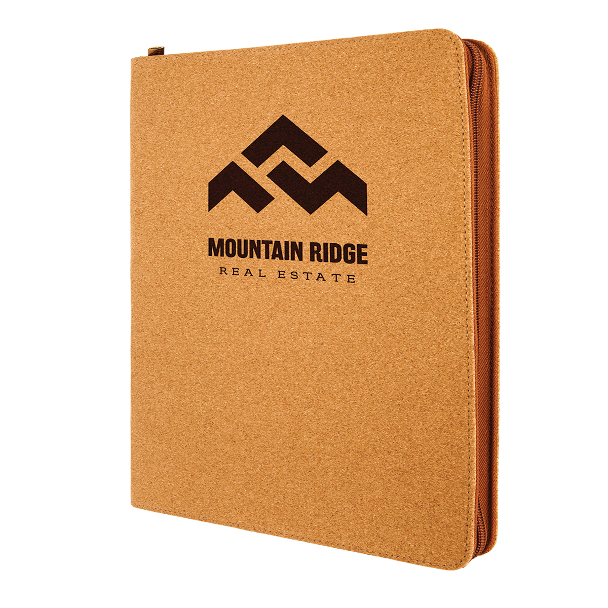 9" x 12" Agglomerated Cork Portfolio with Zipper 8