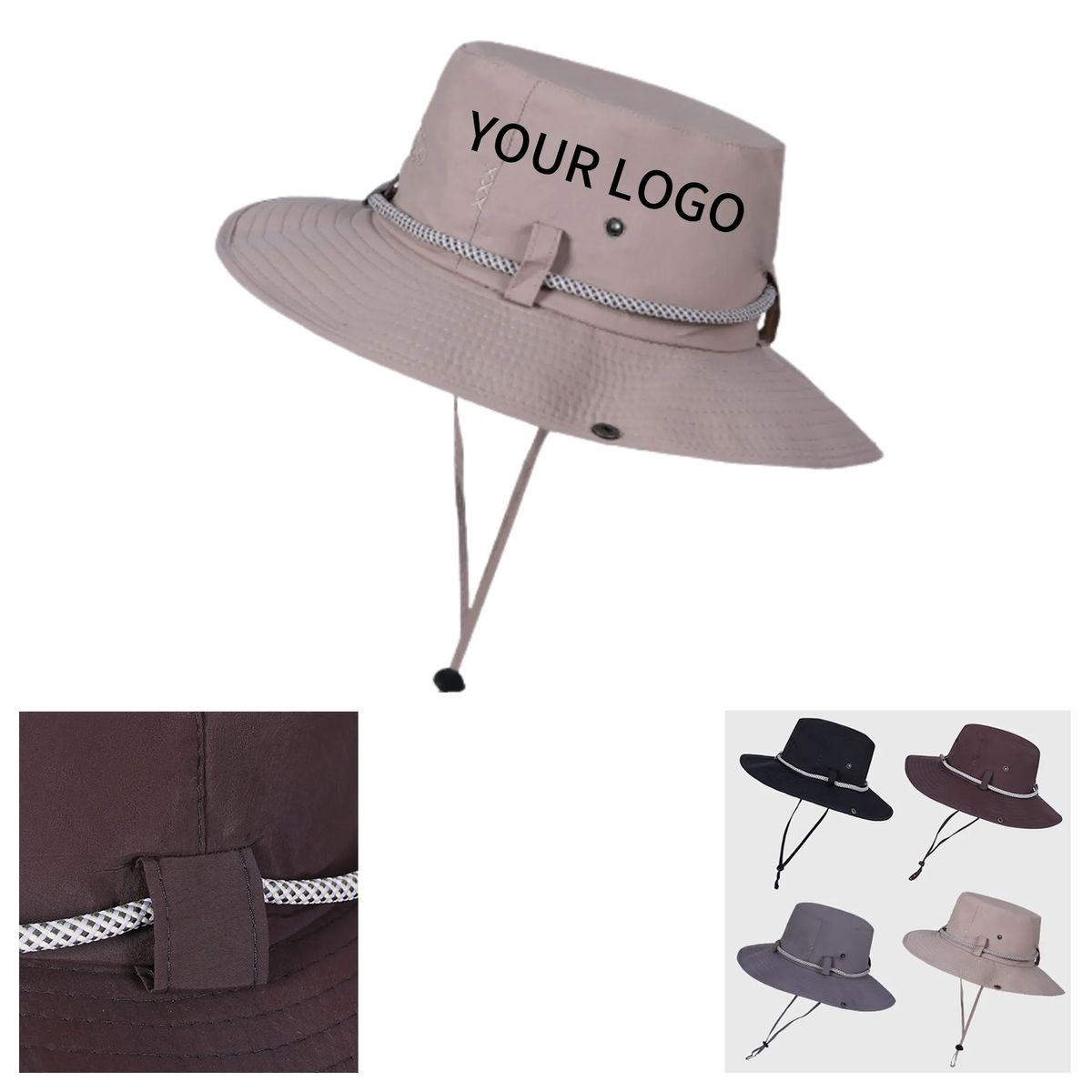 Breathable Polyester Cowboy Hat For Summer Use 2