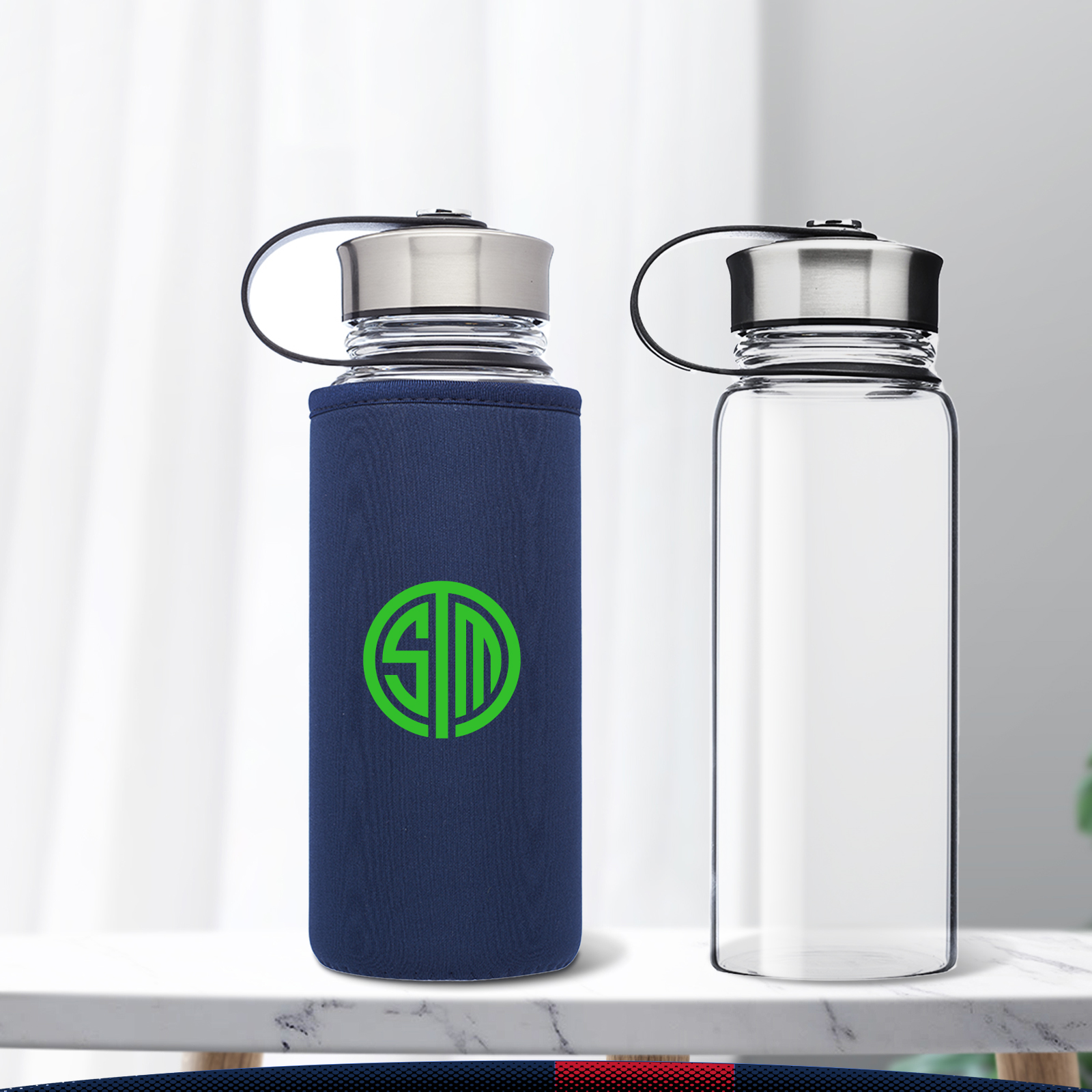 Melathy Glass Water Bottle - 25 OZ. 3
