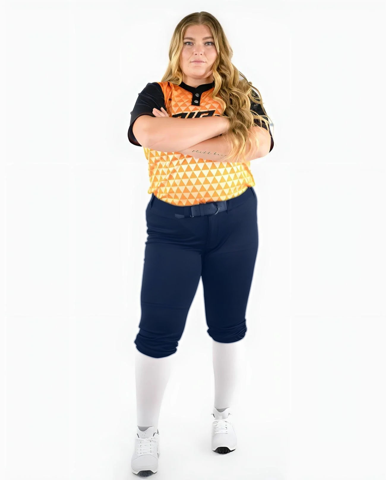 RIP-IT Women's Revolution Softball Pants - Curvy Cut, custom shorts with logo imprint 3