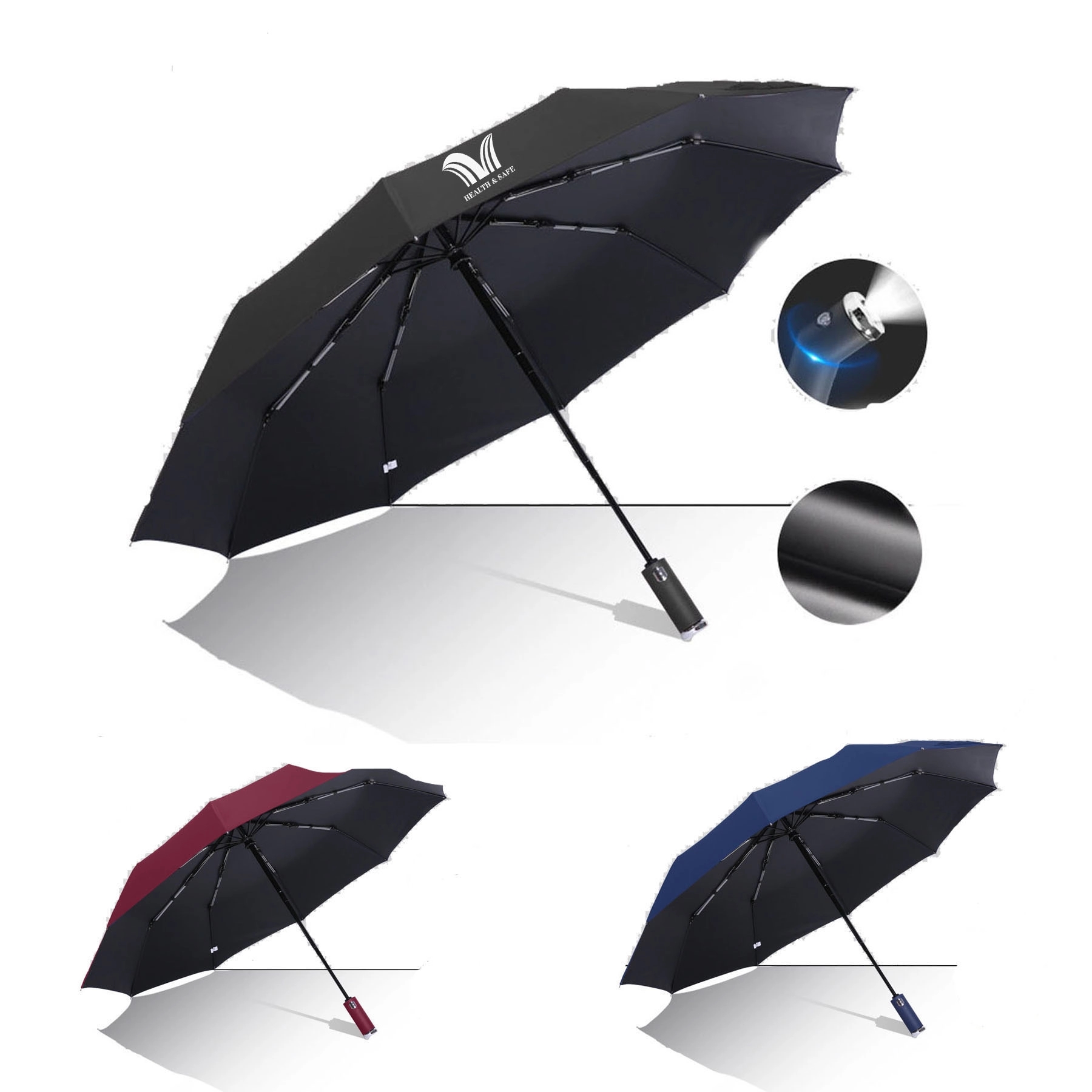 Automatic Open Close Led Umbrella 3