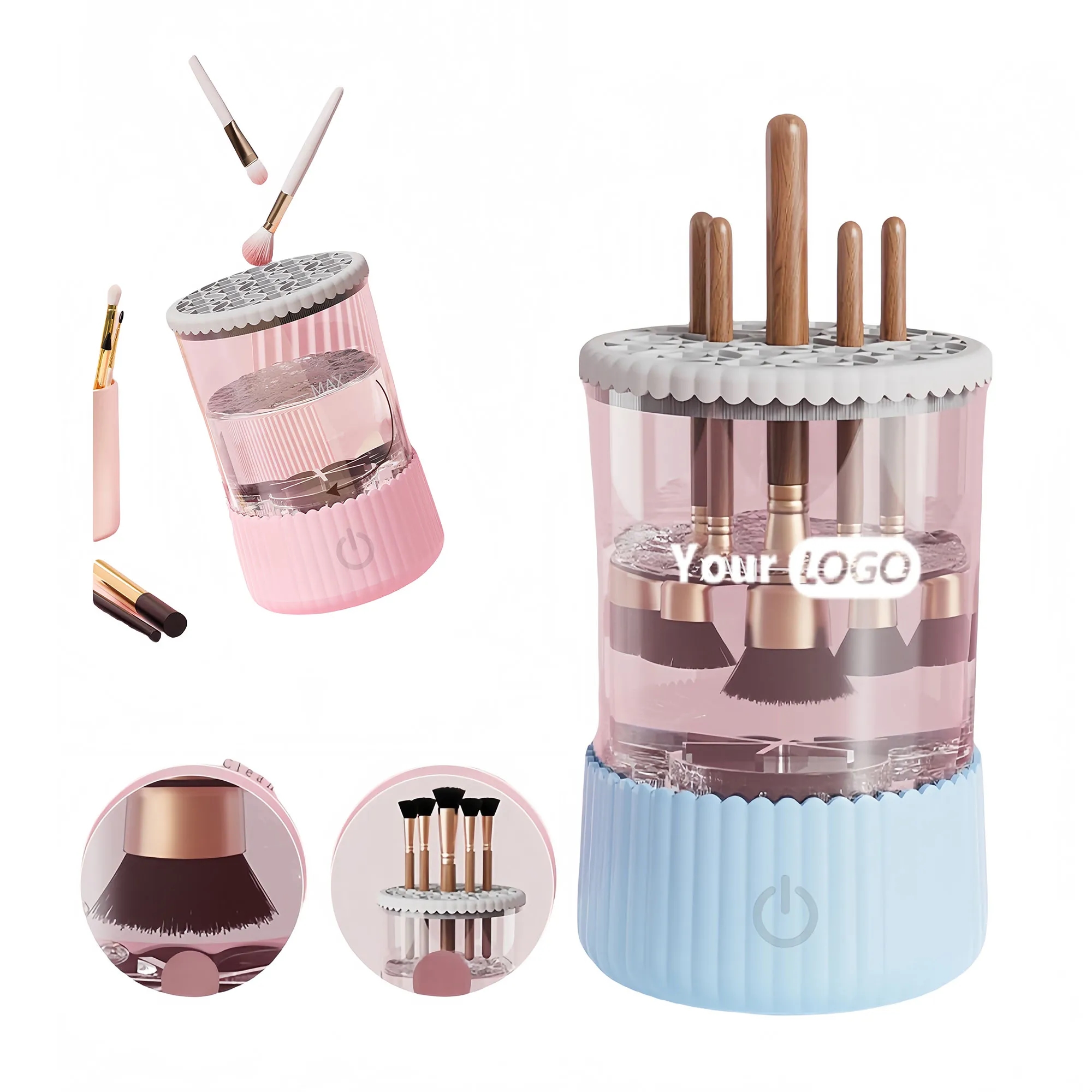 Portable Ultrasonic Makeup Brush Cleaner And Dryer