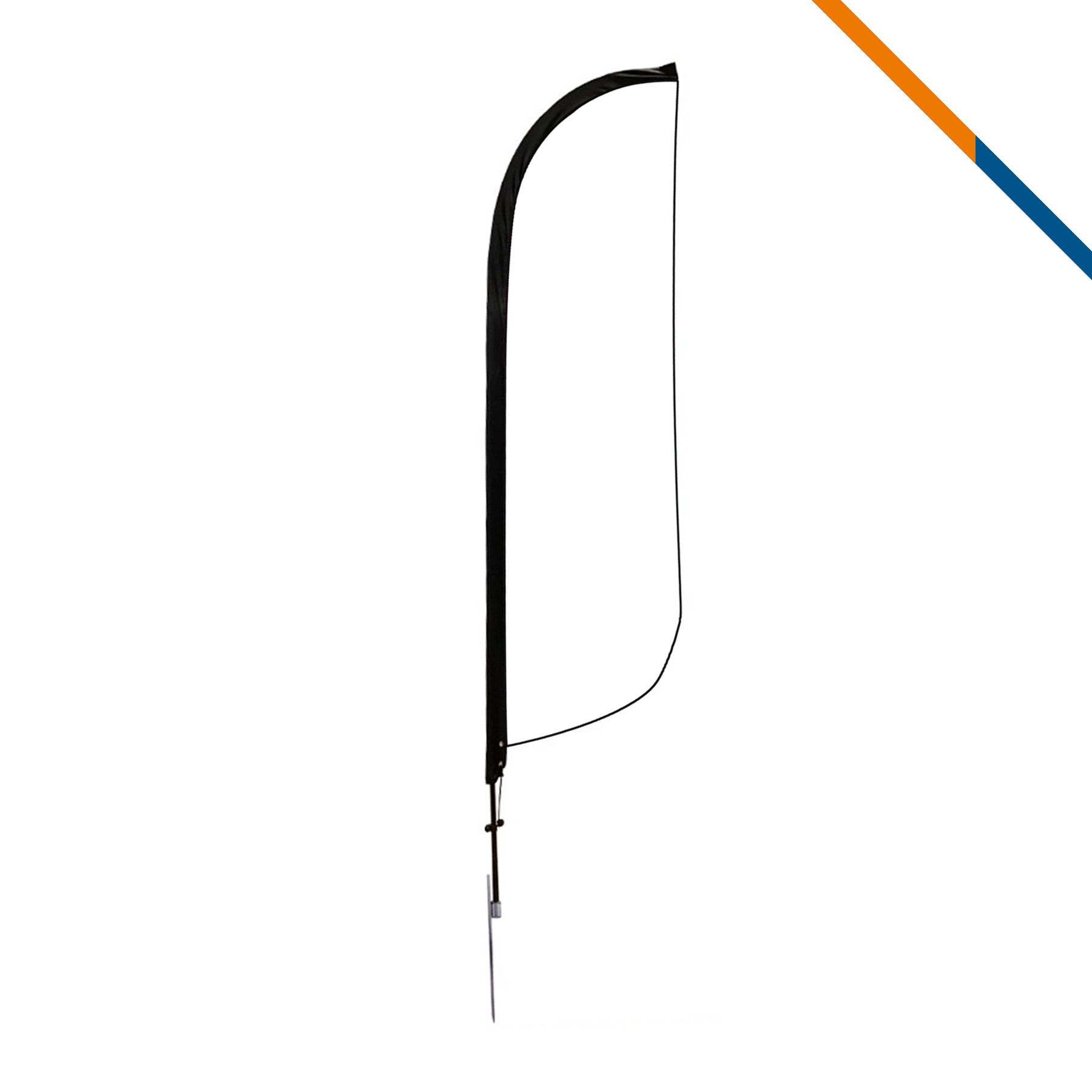 10' Allo Single-Sided Feather Flag 4