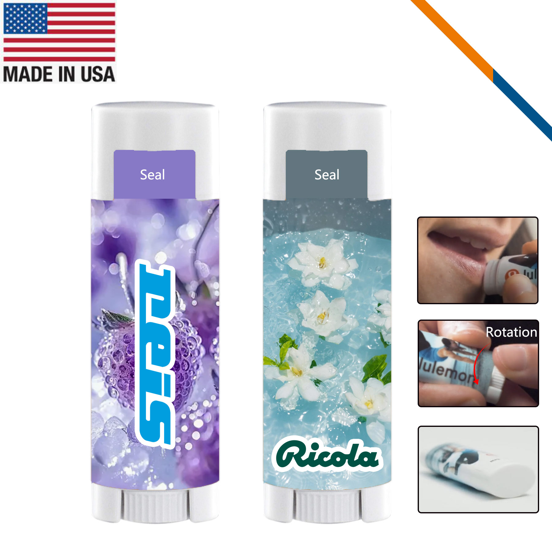 GlowKiss SPF 15 Lip Balm In White Oval Tube 2