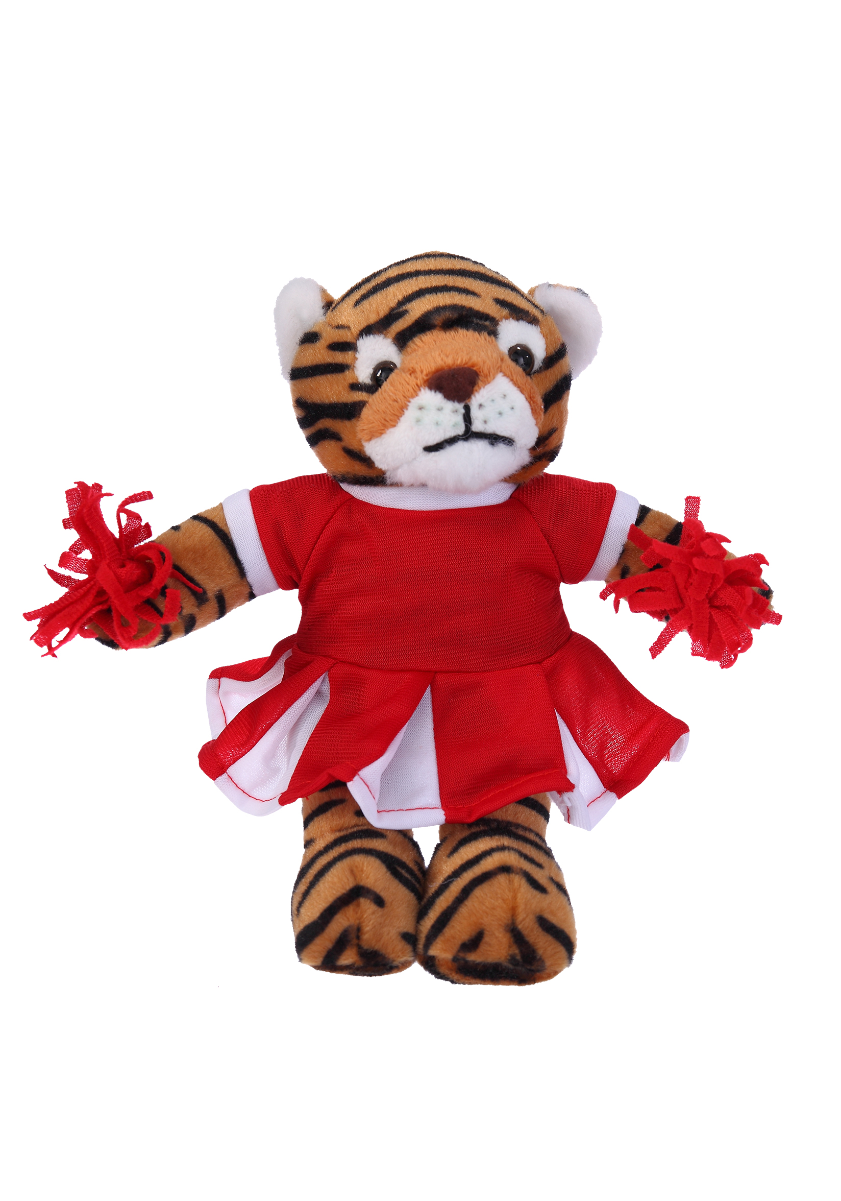 Soft Plush Stuffed Tiger with Cheerleader Outfit 3