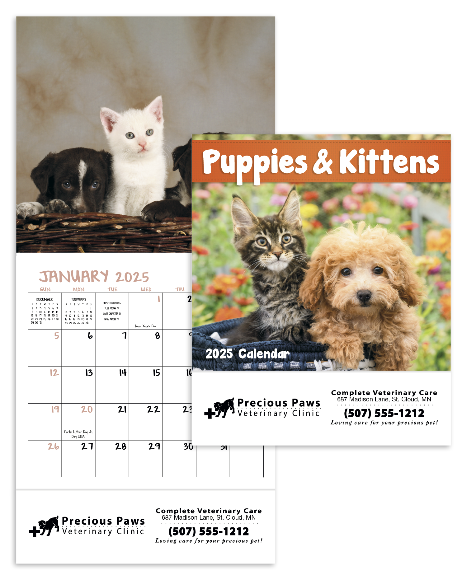 Good Value™ Puppies & Kittens - Mini Calendar 20
