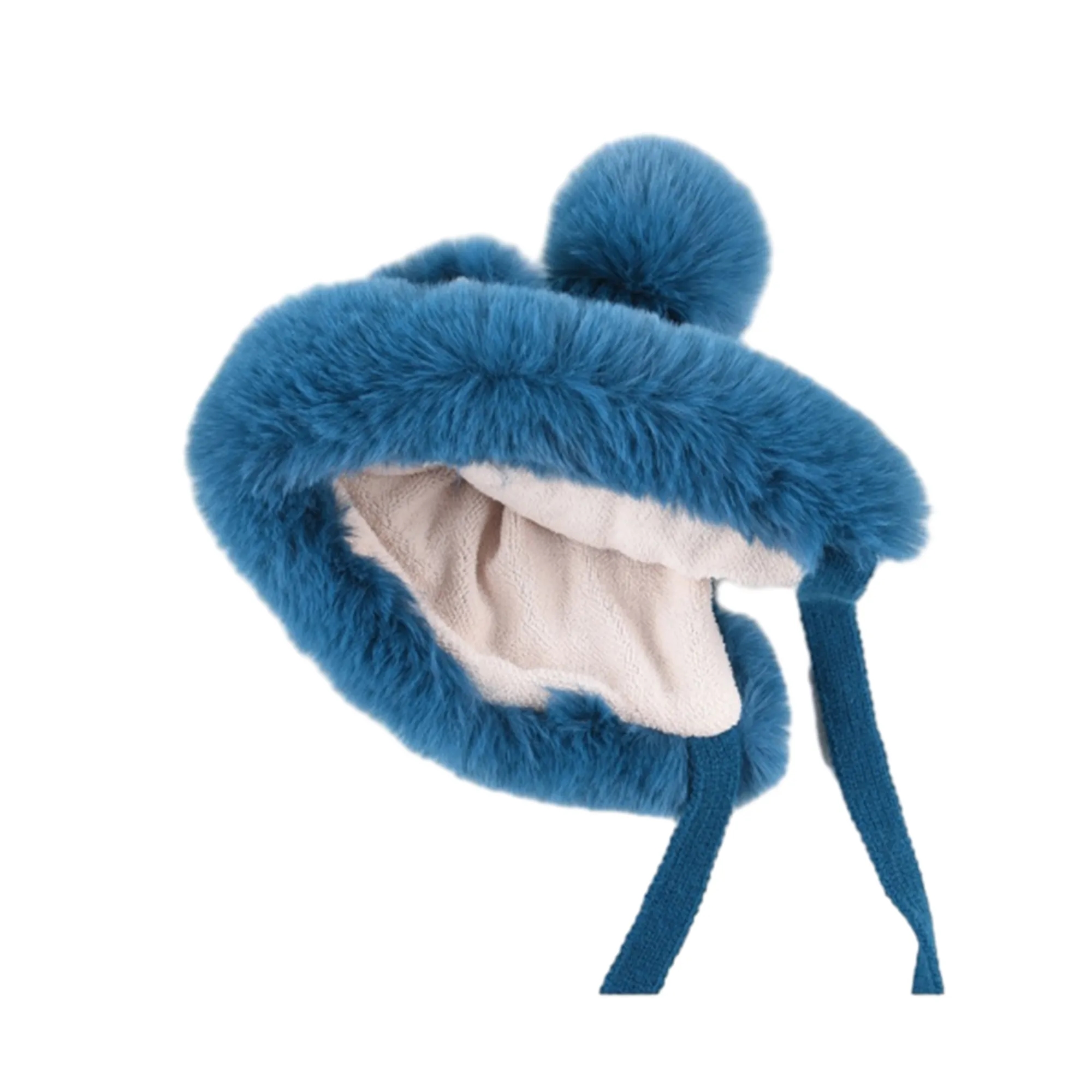Cat Ear Style Winter Thick Warm Knitted Hat 1