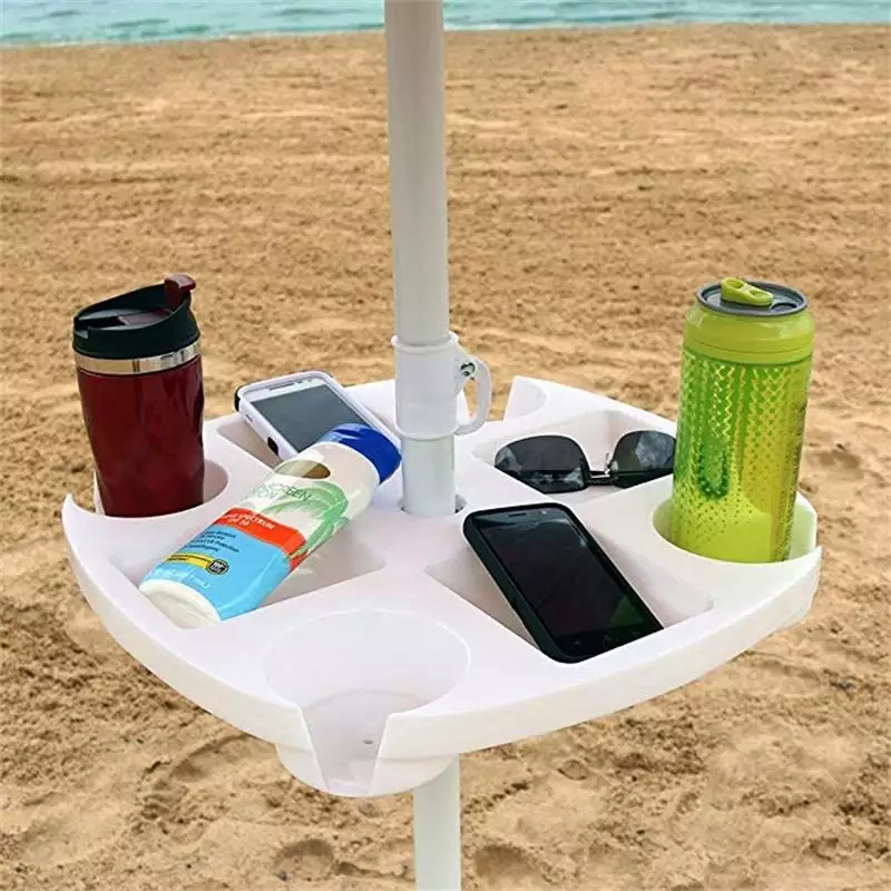 Beach Umbrella Table Tray 2