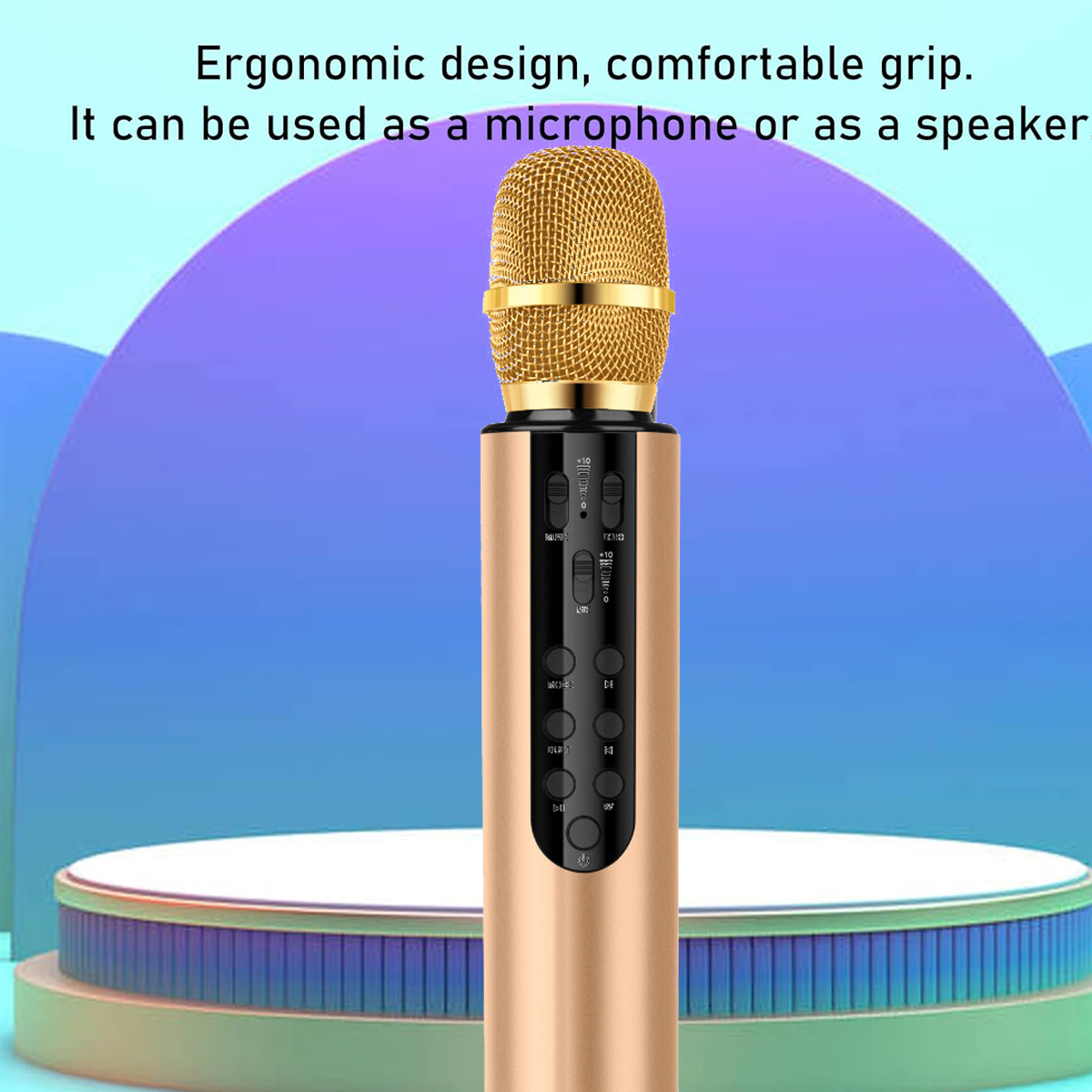 Wireless Karaoke Microphone with Speaker 4