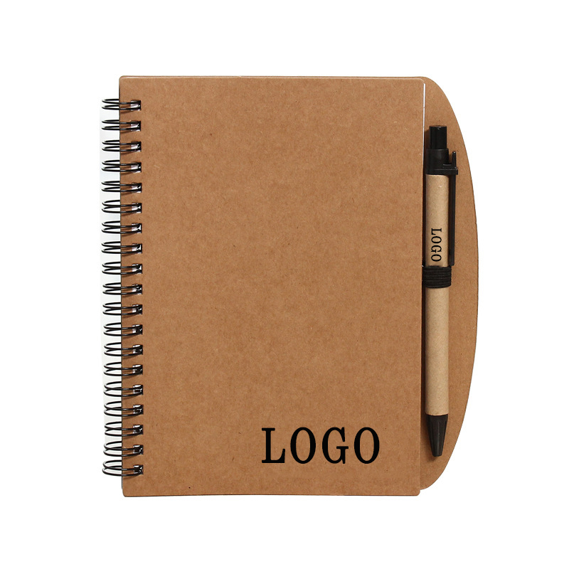 A6 Spiral Notebook with Ballpoint Pen 2