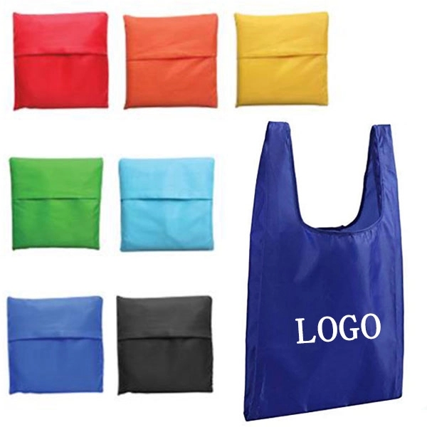 Polyester Shopping Foldable Bag With Pocket 6